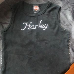 Harley Davidson embellished tank top Size M